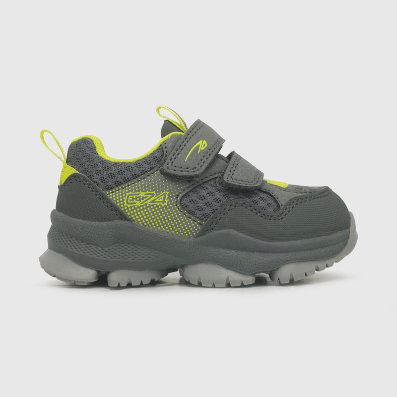 Zapatilla outdoor de niño print lateral gris (21 a 27)