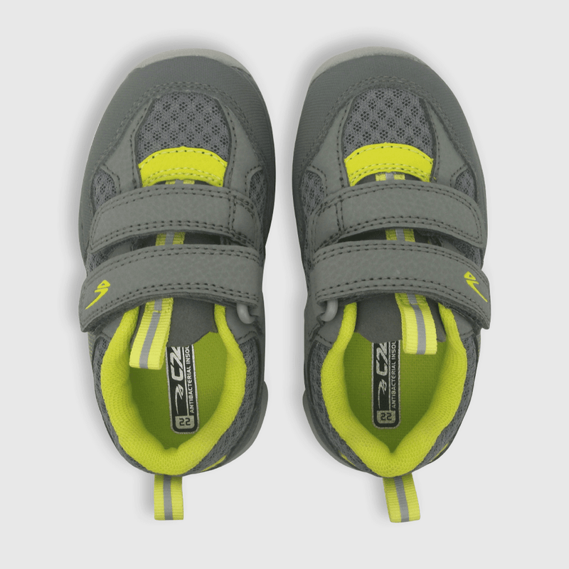 Zapatilla outdoor de niño print lateral gris (21 a 27)