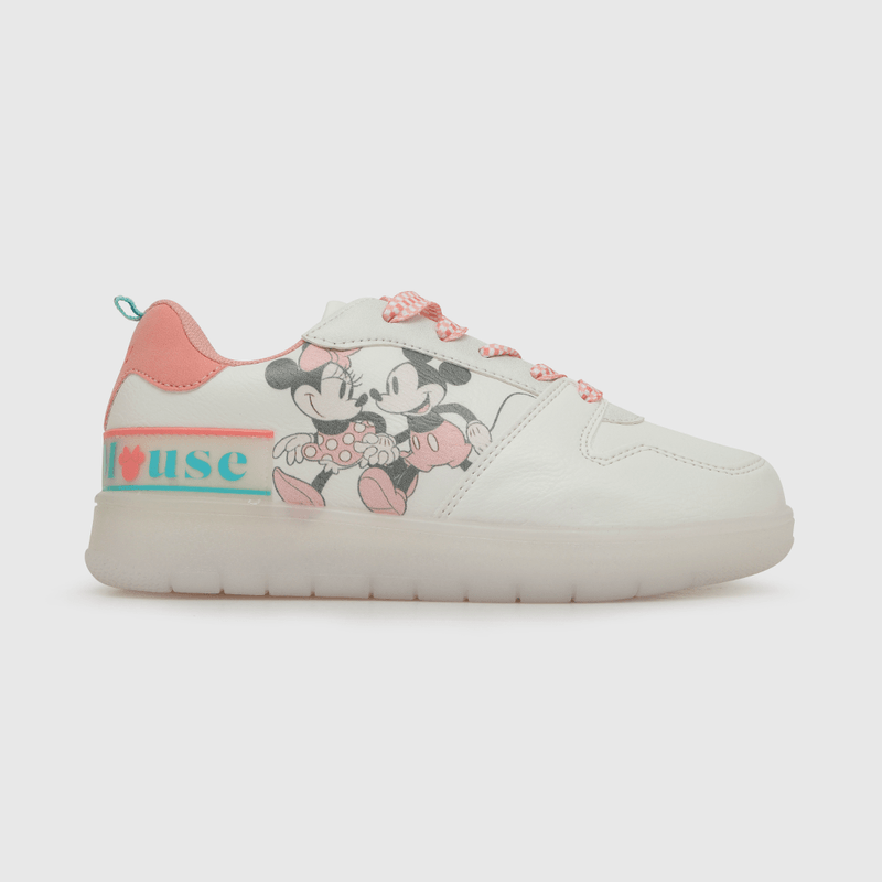 Zapatilla para niña Disney cambia de color con el sol - blanco (28 a 36)
