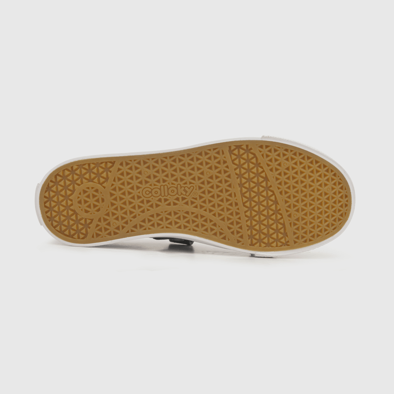 Zapatilla urbana de niño Velcro elástico amarillo (28 a 36)