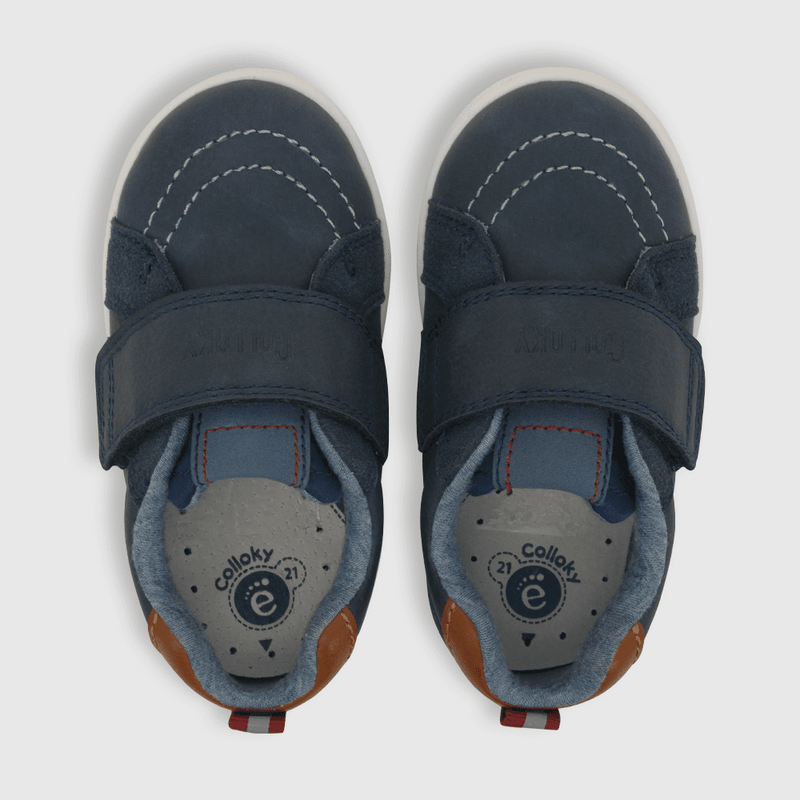 Zapato de niño velcro grueso azul (18 a 21)