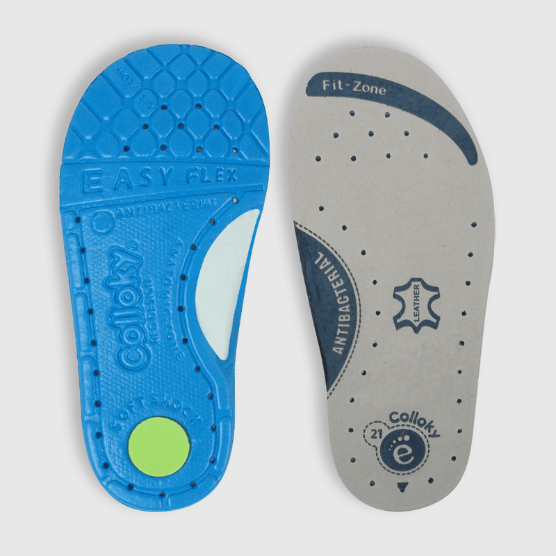 Zapato de niño velcro grueso azul (18 a 21)