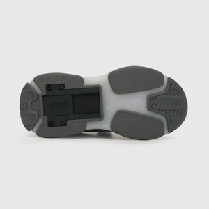 Zapatilla luces y ruedas de niña gris (28 a 38)