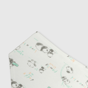 Babero de bebe niño 2 pack estampado blanco