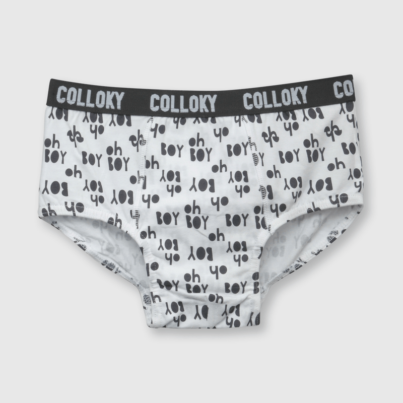 Calzoncillo de niño 3 pack estampado gris (2 a 12 años)