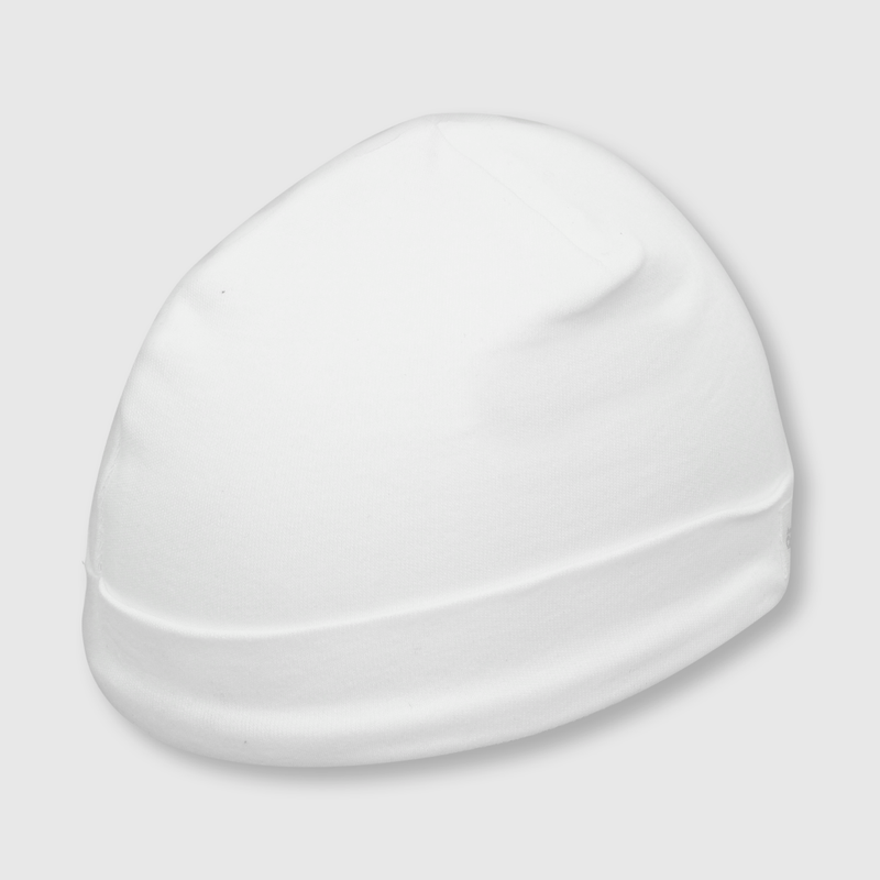 Gorro de bebe 3 pack de algodón blanco