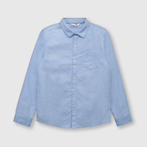 Camisa de niño oxford clasica celeste (2 a 12 años)