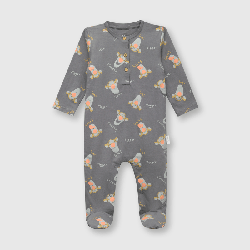 Osito de bebe niño Winnie pooh gris (0 a 9 meses)