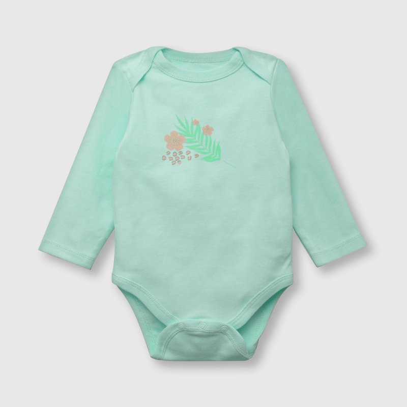 Pack bodies de bebe niña 5 pack safari beige (0 a 24 meses)