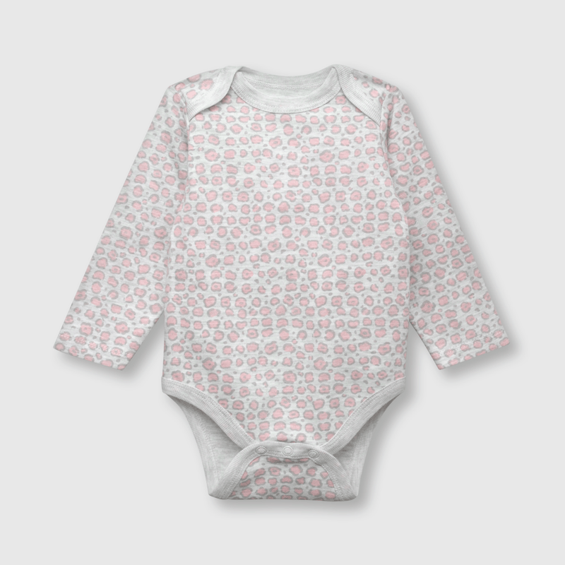 Pack bodies de bebe niña 5 pack safari beige (0 a 24 meses)