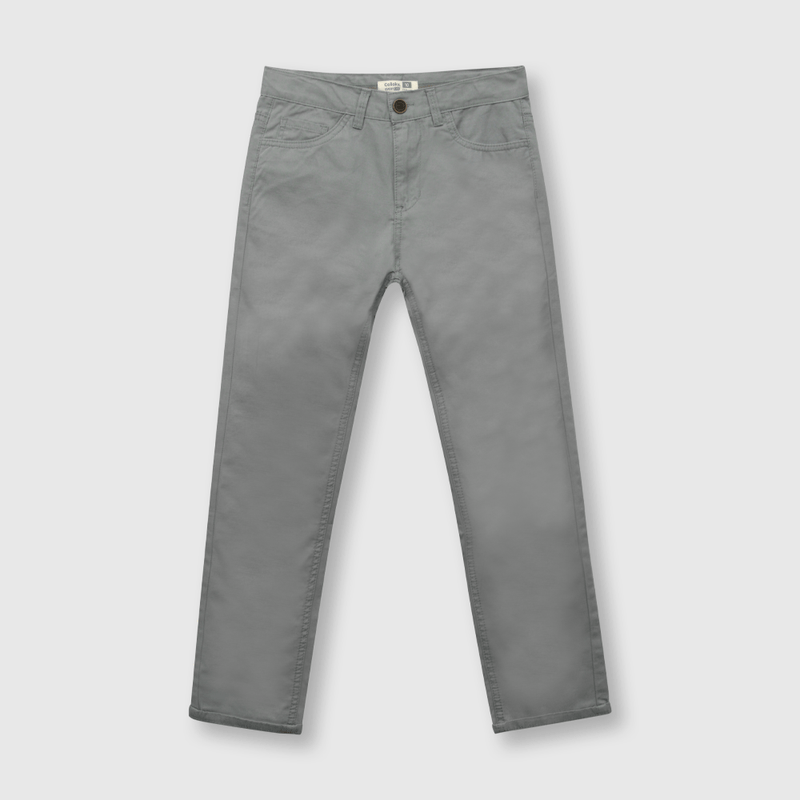 Pantalón de niño clásico verde (2 a 12 años)