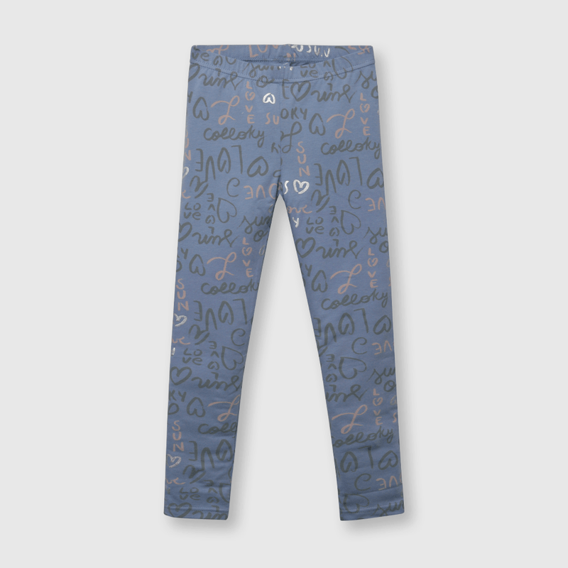 Pata de niña estampada azul (2 a 12 años)