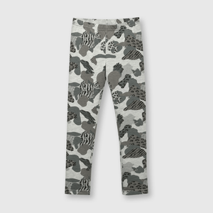 Pata de niña estampada gris (2 a 12 años)
