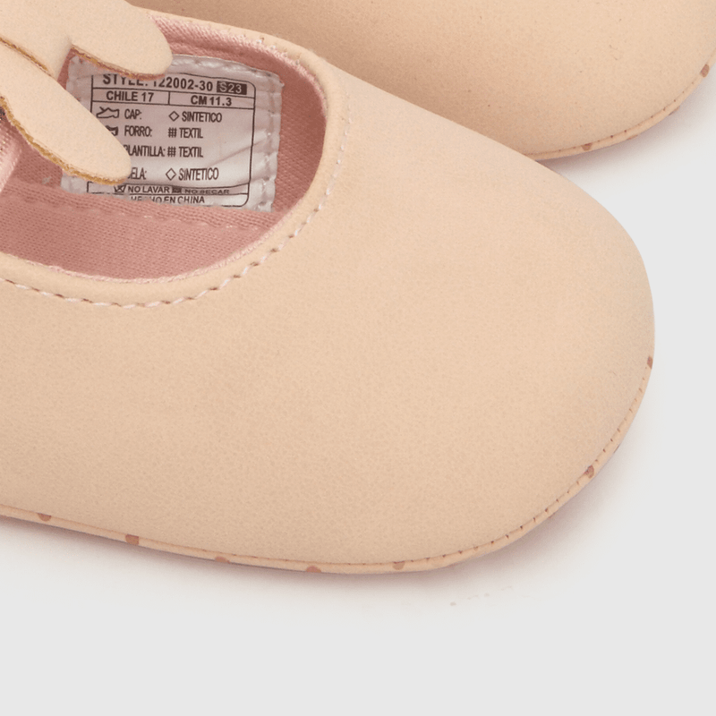 Ballerina de niña mariposa rosado (14 a 18)