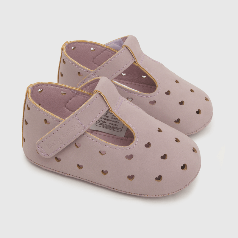 Reina de niña cut off de corazones morado (14 a 18)