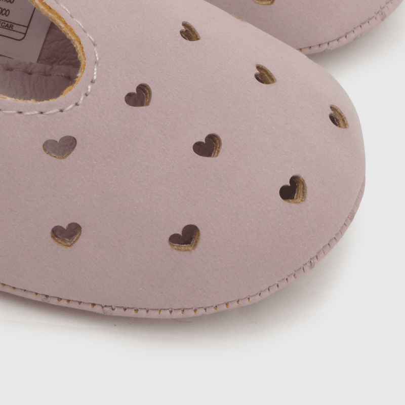 Reina de niña cut off de corazones morado (14 a 18)