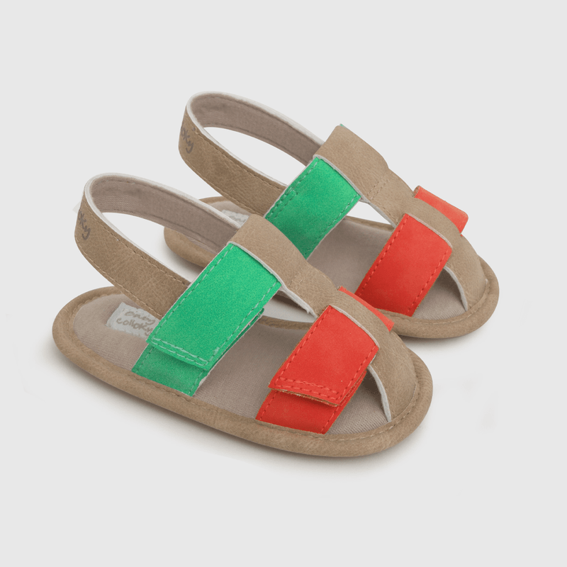 Sandalia colores café (14 a 18)