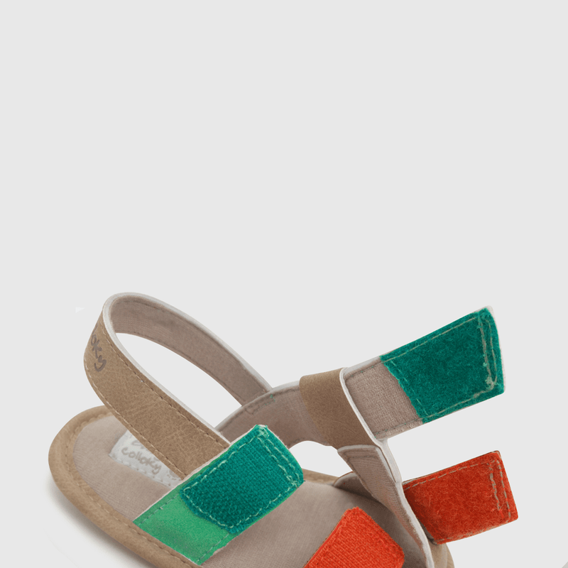 Sandalia colores café (14 a 18)