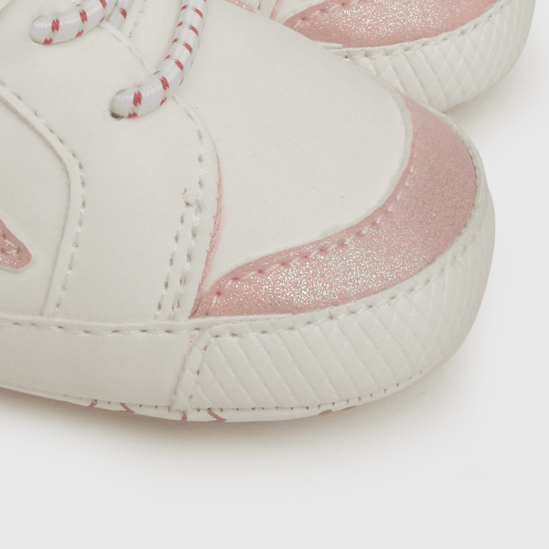 Zapatilla de niña estrella blanco (14 a 18)