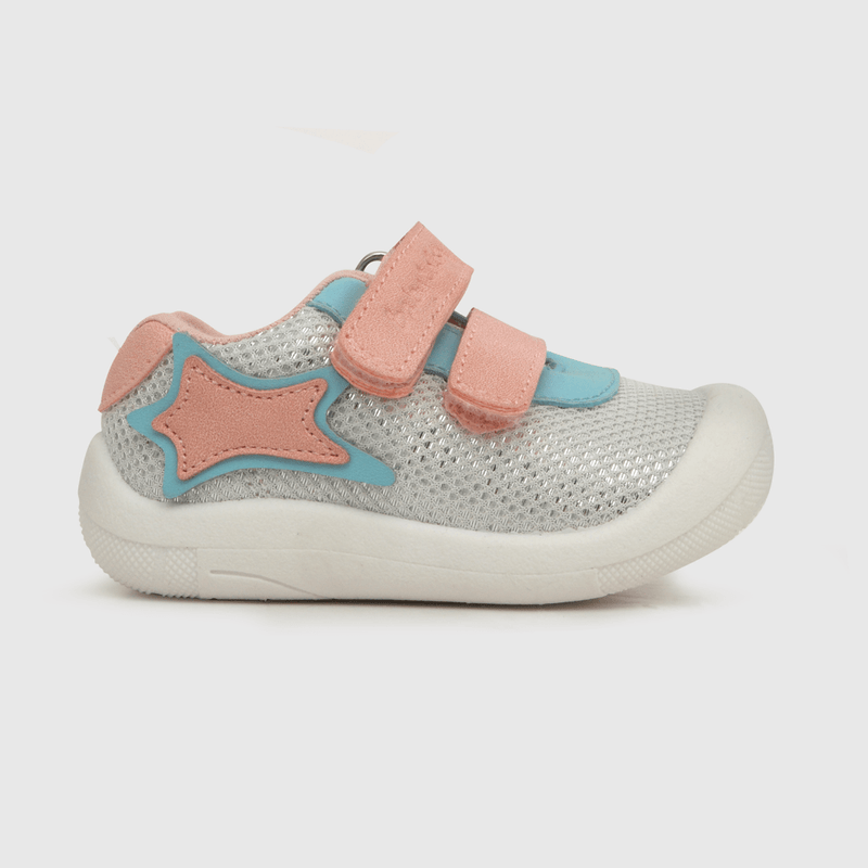 Zapatilla de niña estrella blanco (17 a 20)