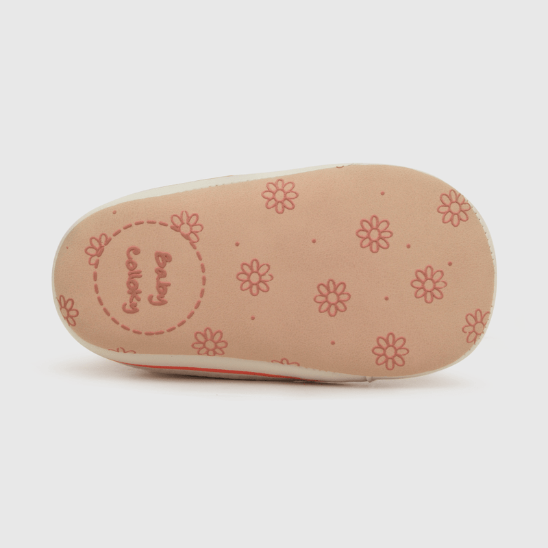 Zapatilla de niña floral rosado (14 a 18)