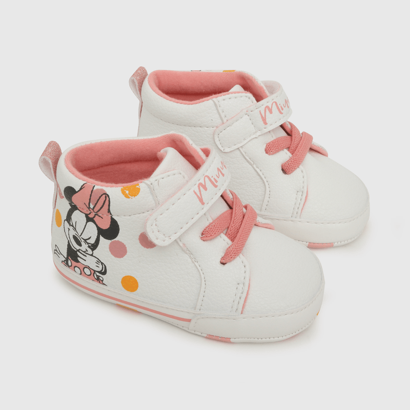 Zapatilla de niña Minnie blanco (14 a 18)