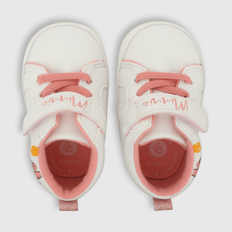 Zapatilla de niña Minnie blanco (14 a 18)
