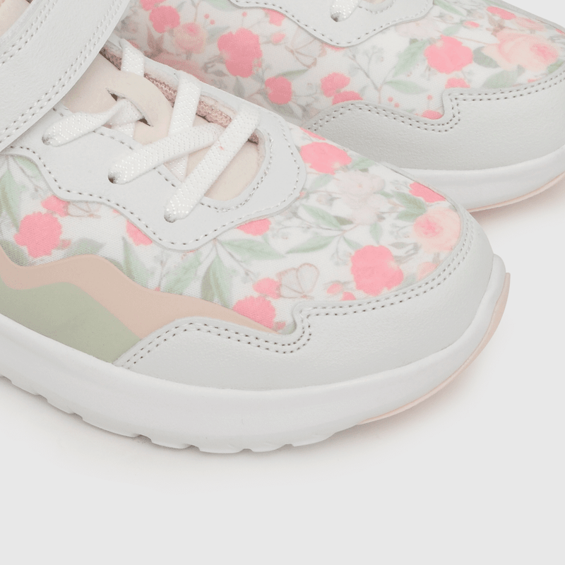 Zapatilla deportiva de niña caña baja blanco (28 a 38)