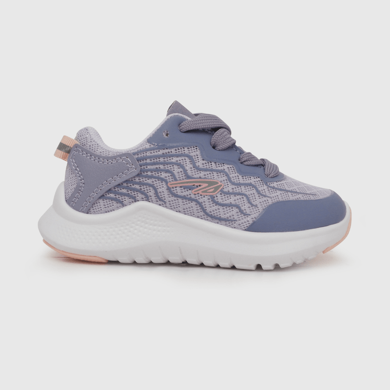 Zapatilla deportiva de niña cordón caña baja morado (21 a 27)