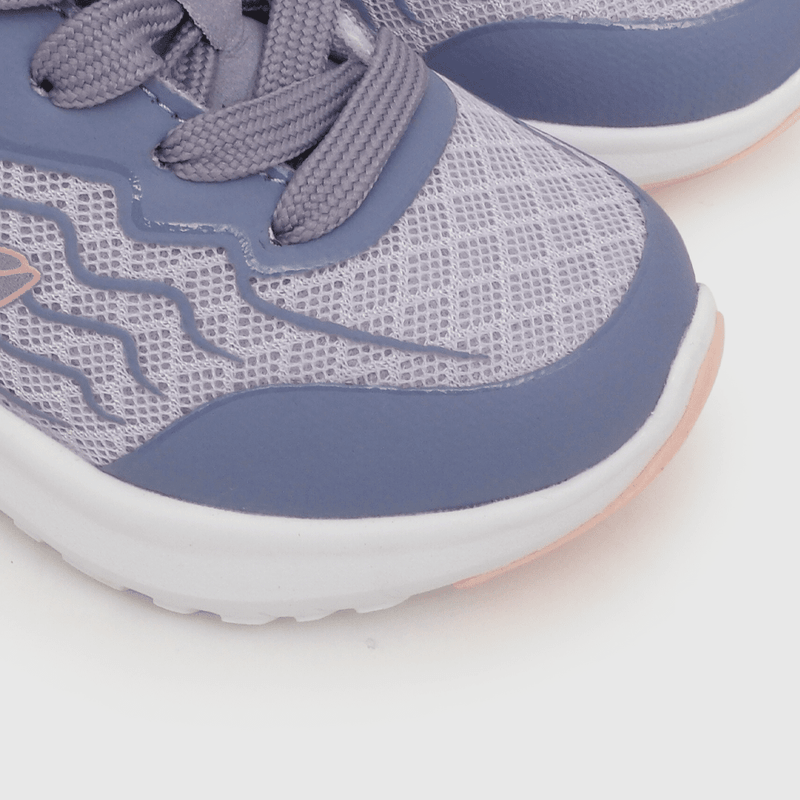 Zapatilla deportiva de niña cordón caña baja morado (21 a 27)