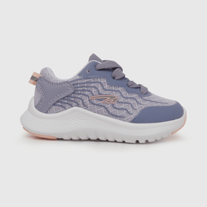 Zapatilla deportiva de niña cordón caña baja morado (21 a 27)