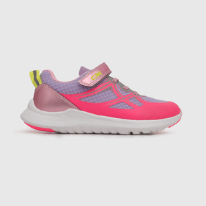Zapatilla deportiva de niña velcro elástico morado (28 a 36)