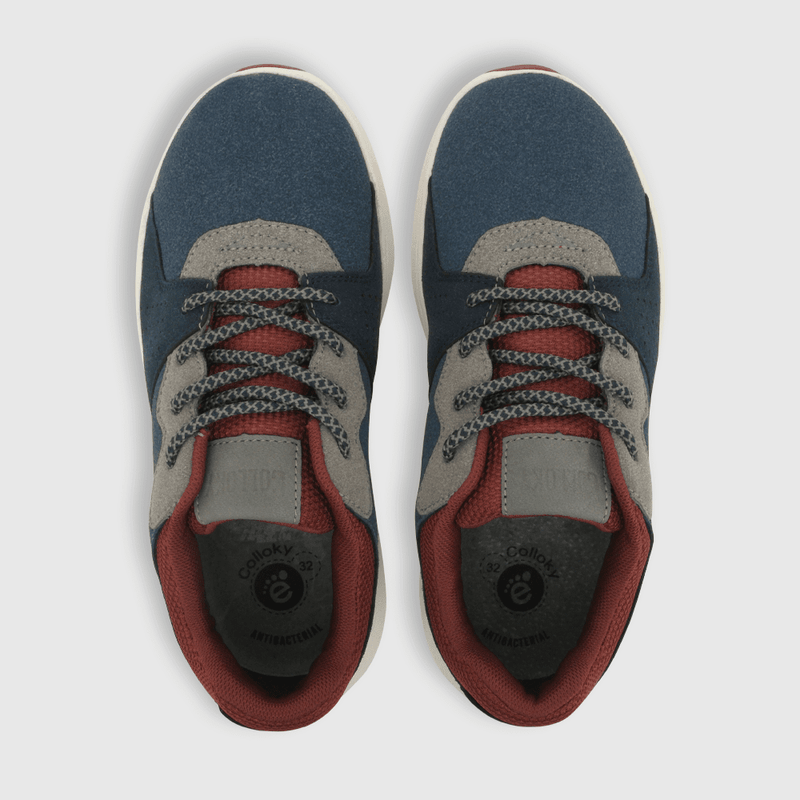 Zapato de niño cordones azul (28 a 38)