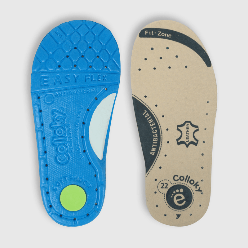 Zapato de niño velcro grueso azul (21 a 27)
