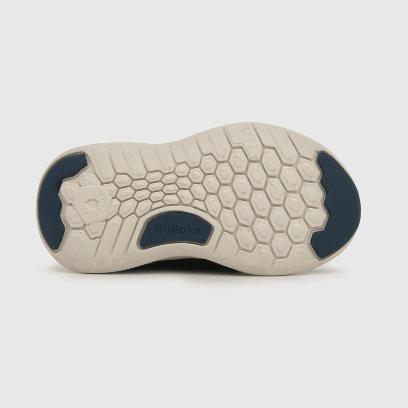 Zapato de niño velcro grueso azul (21 a 27)