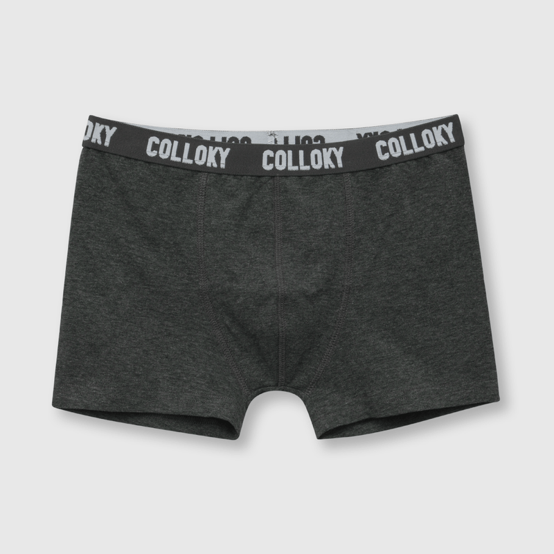 Boxer de niño 3 pack estampado gris (2 a 12 años)
