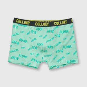Boxer de niño 3 pack estampado menta (2 a 12 años)