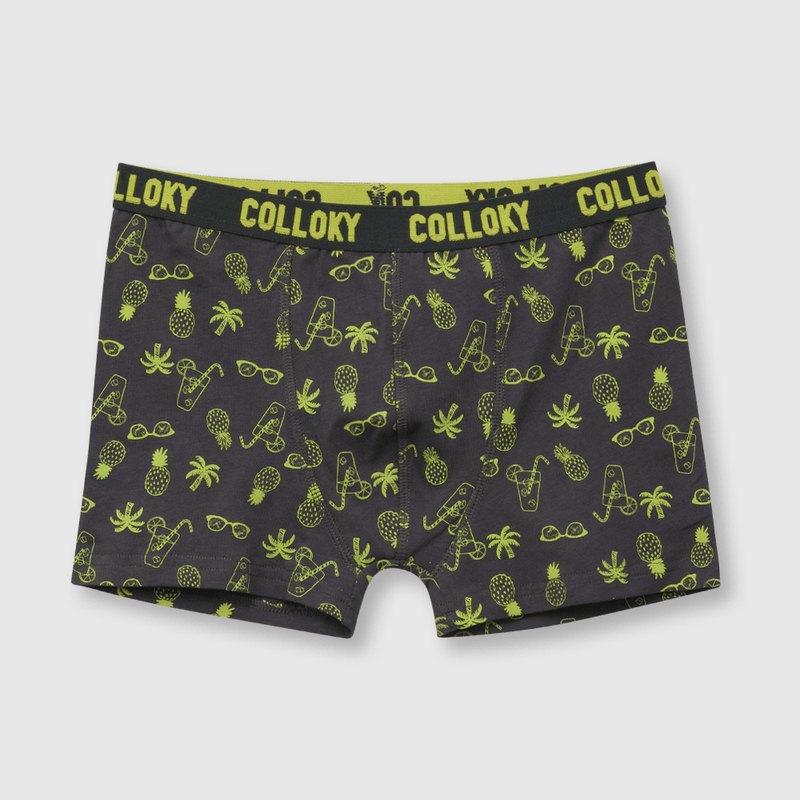 Boxer de niño 3 pack estampado menta (2 a 12 años)