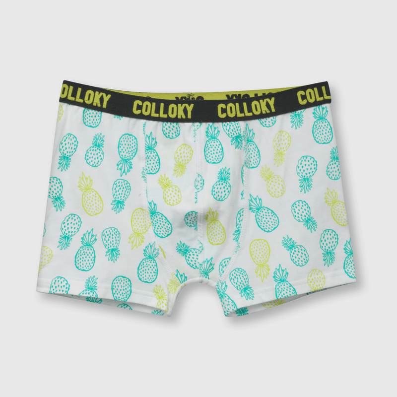 Boxer de niño 3 pack estampado menta (2 a 12 años)