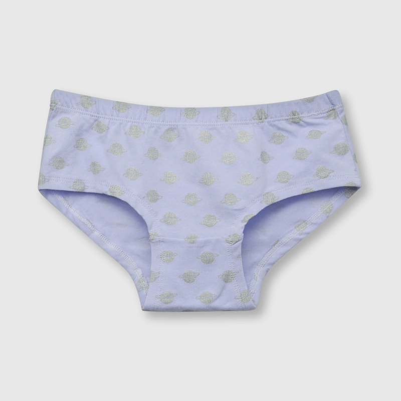 Calzón de niña 3 pack estampado blanco (2 a 12 años)