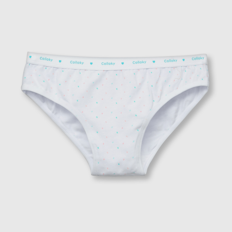 Calzón de niña 3 pack estampado calipso (2 a 12 años)