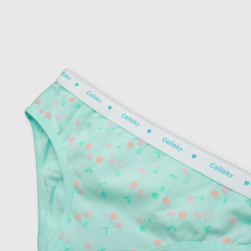 Calzón de niña 3 pack estampado calipso (2 a 12 años)