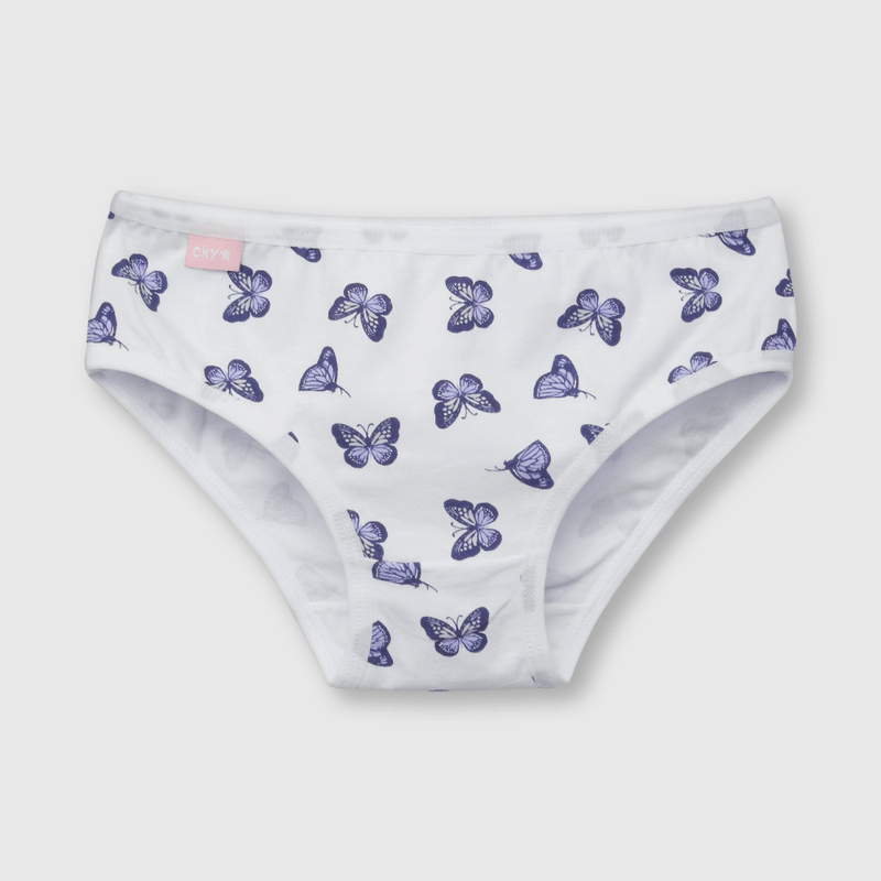 Calzón de niña 3 pack estampado rosado (2 a 12 años)