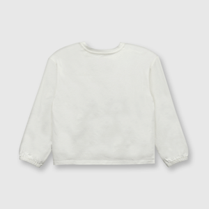 Polera de niña Minnie blanca (2 a 12 años)