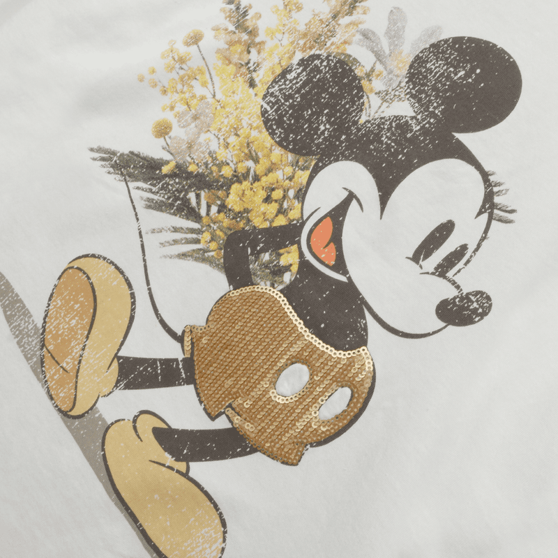 Polera de niña Minnie blanca (2 a 12 años)