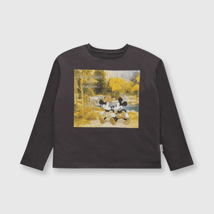 Polera de niña Minnie gris (2 a 12 años)