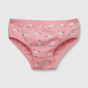 Calzón de niña 3 pack estampado rosado (2 a 12 años)
