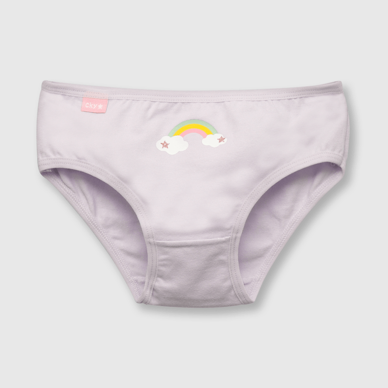Calzón de niña 3 pack estampado rosado (2 a 12 años)