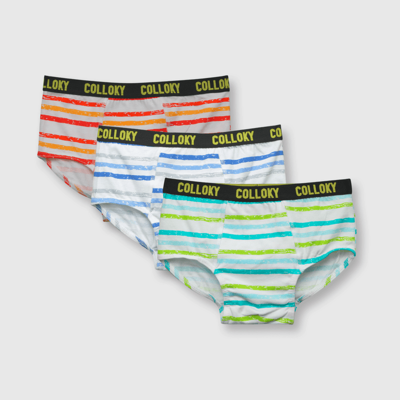 Calzoncillo de niño 3 pack estampado blanco (2 a 12 años)