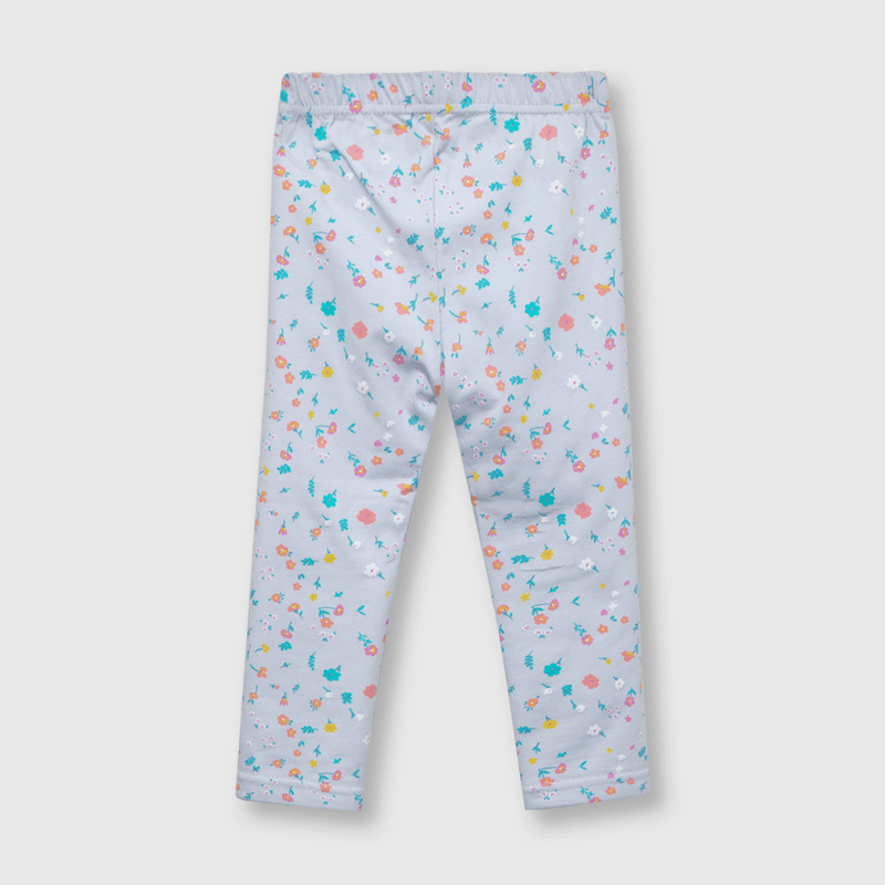 Pata de bebé niña estampada lila (3 a 36 meses)